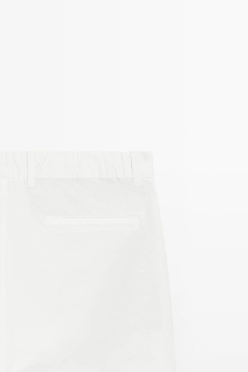 Хлопковые и льняные брюки в стиле баррель