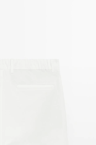 Хлопковые и льняные брюки в стиле баррель- Заказать в России