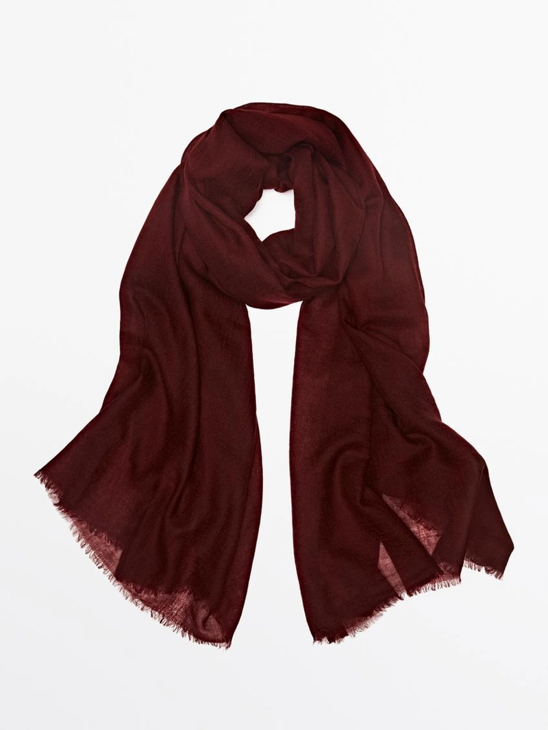 Легкий шарф из 100% шерсти