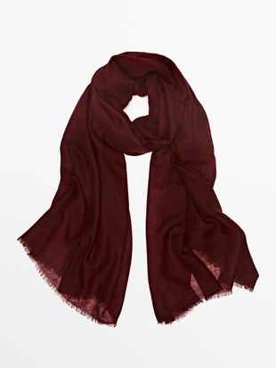 Легкий шарф из 100% шерсти- Заказать в России