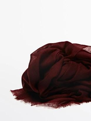 Легкий шарф из 100% шерсти- Заказать в России