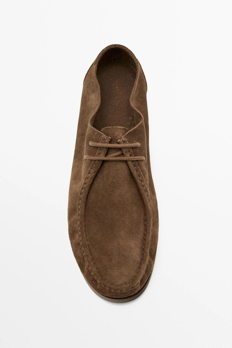 Ботинки из мягкой кожи в стиле ботинок