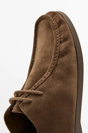 Ботинки из мягкой кожи в стиле ботинок- Заказать в России