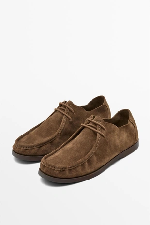 Ботинки из мягкой кожи в стиле ботинок- Заказать в России