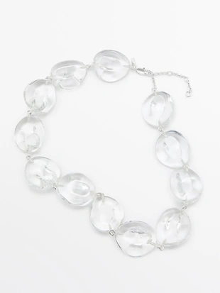 Колье из стеклянных частей- Заказать в России