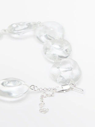 Колье из стеклянных частей- Заказать в России