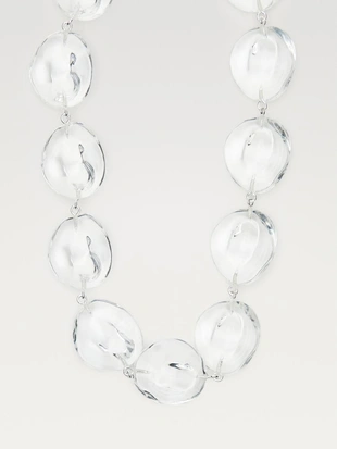 Колье из стеклянных частей- Заказать в России