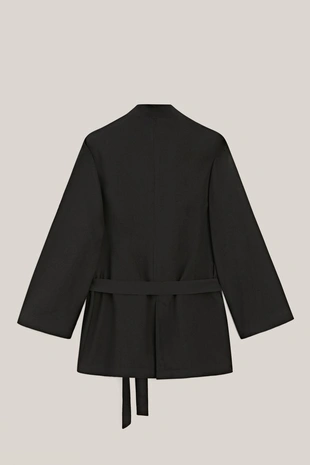 Блейзер прямого кроя с поясом - лимитированная коллекция- Заказать в России