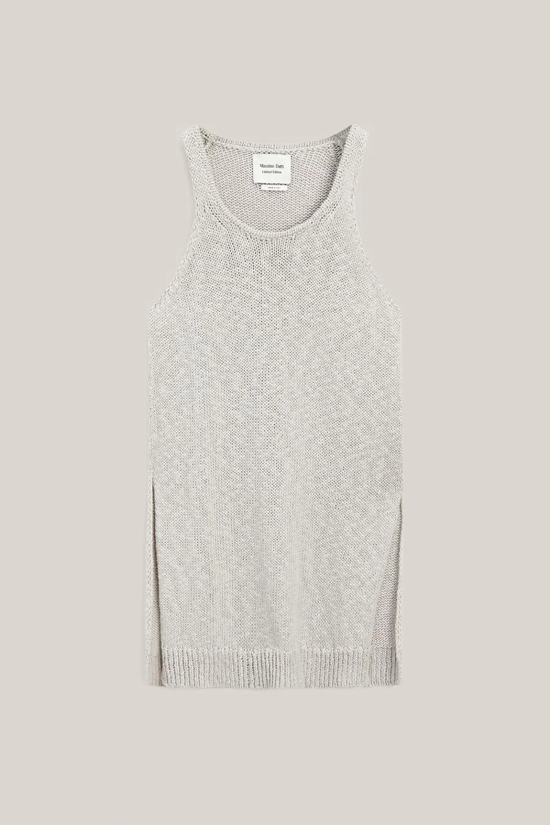 Длинный топ с боковыми разрезами - limited edition