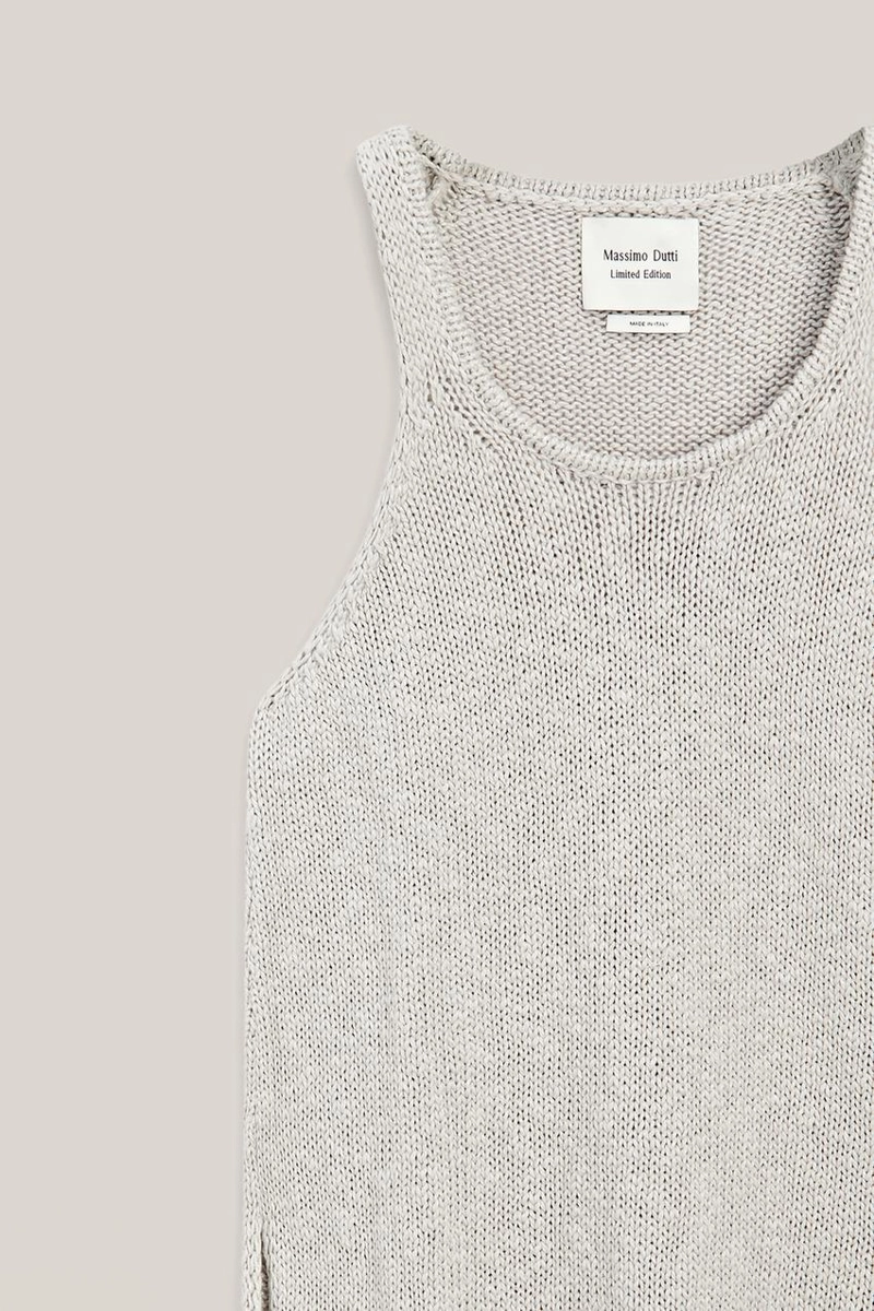 Длинный топ с боковыми разрезами - limited edition