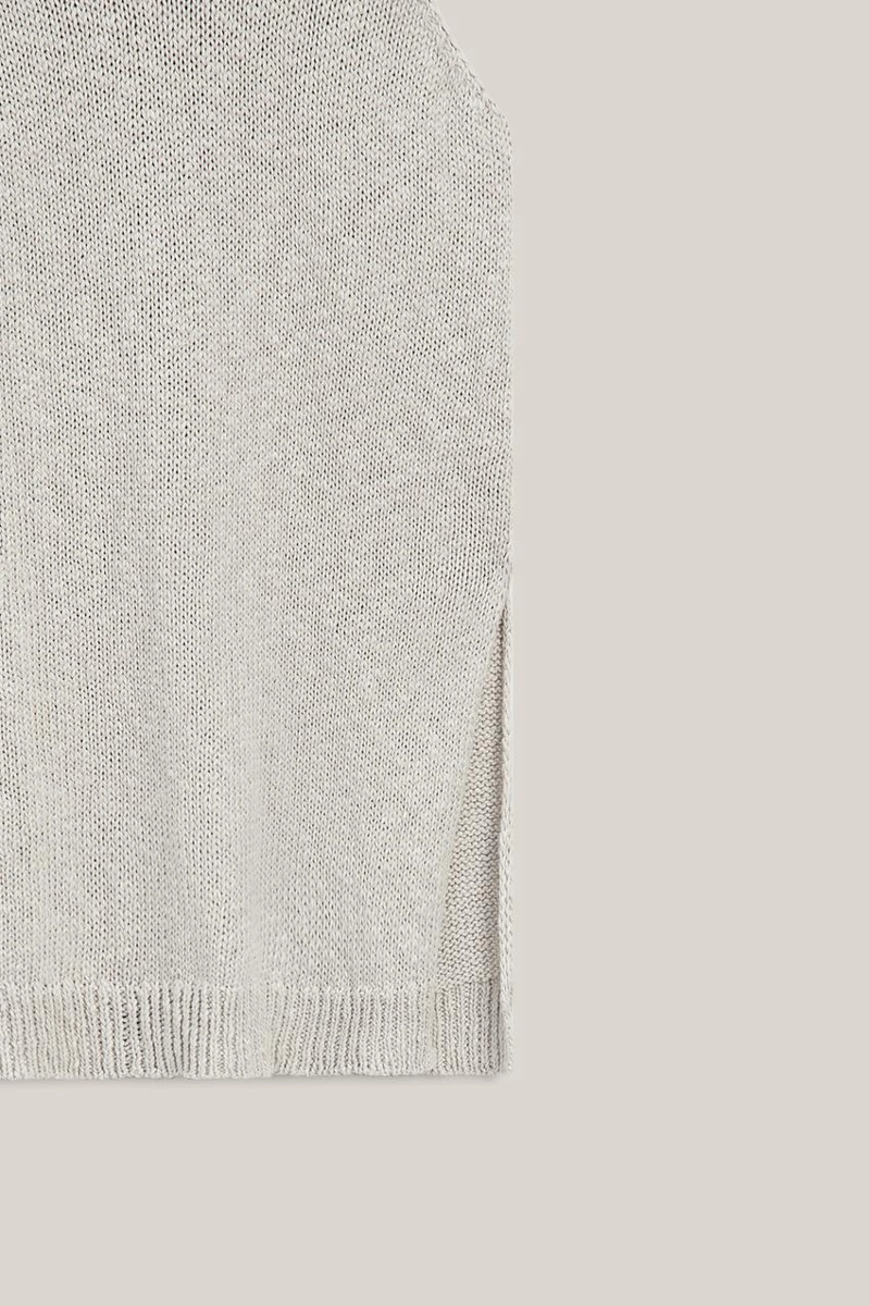 Длинный топ с боковыми разрезами - limited edition