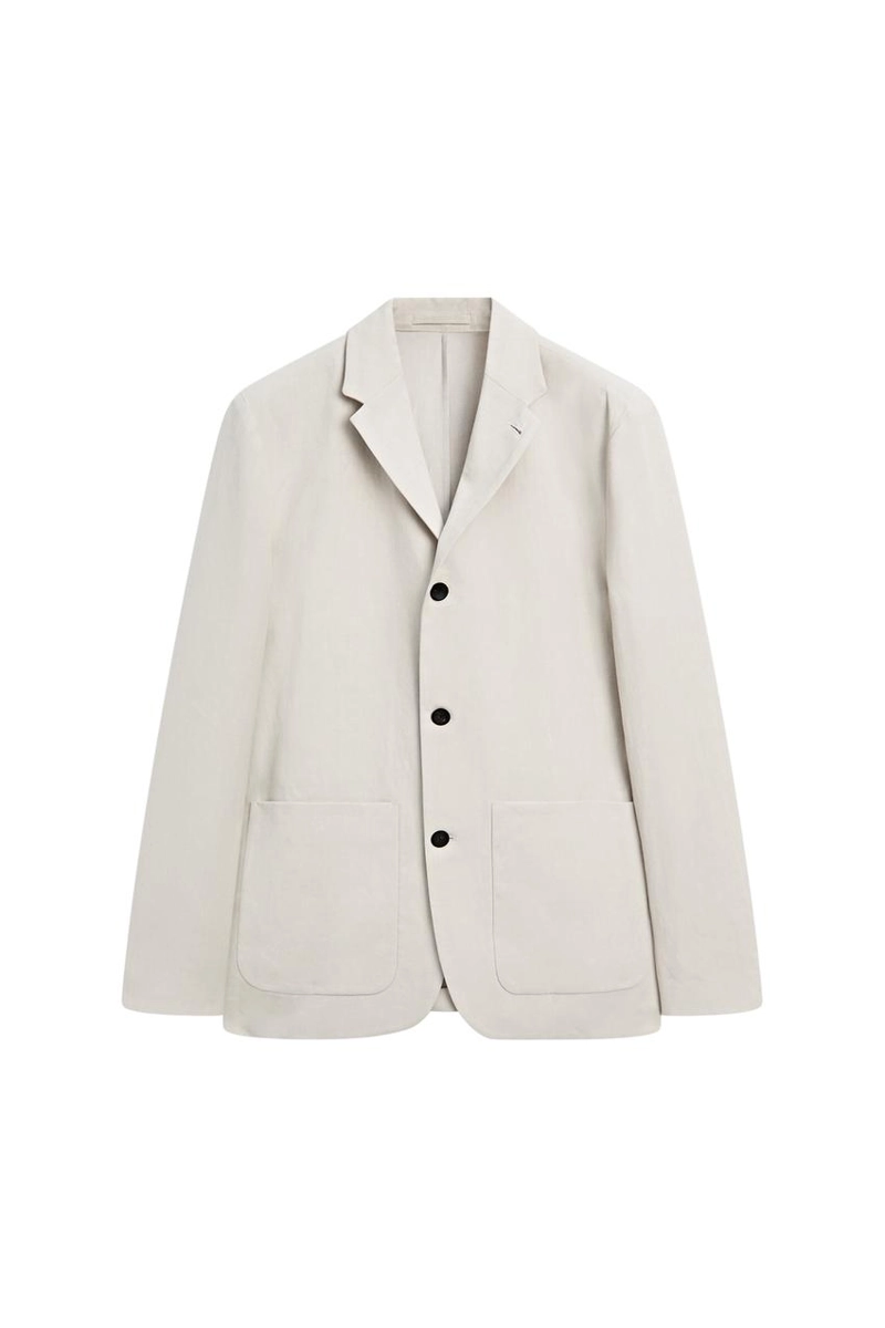 Пиджак из 100% льна с карманными деталями - limited edition