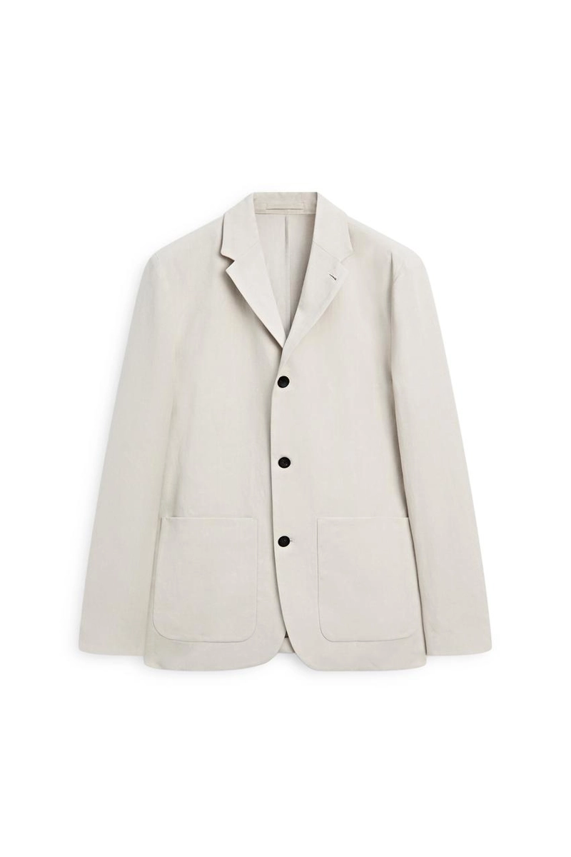 Пиджак из 100% льна с карманными деталями - limited edition