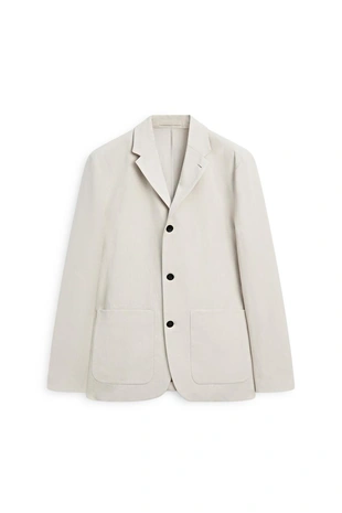 Пиджак из 100% льна с карманными деталями - limited edition- Заказать в России