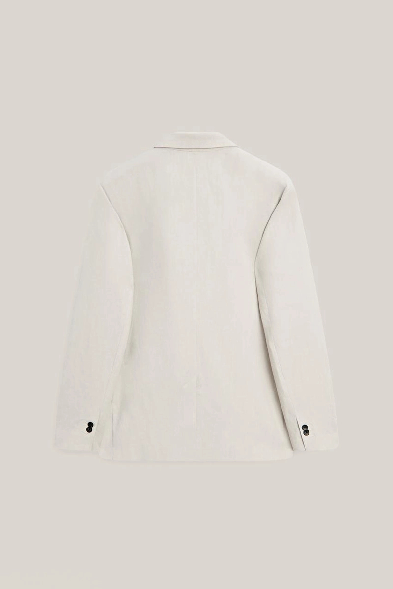Пиджак из 100% льна с карманными деталями - limited edition