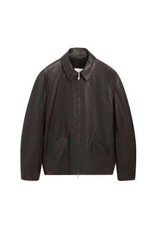 Куртка из мягкой кожи нубука - лимитированная коллекция- Заказать в России