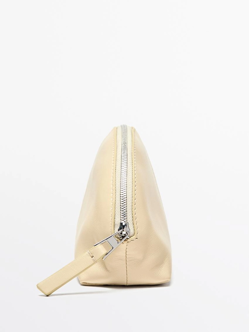 Косметичка из натуральной кожи nappa