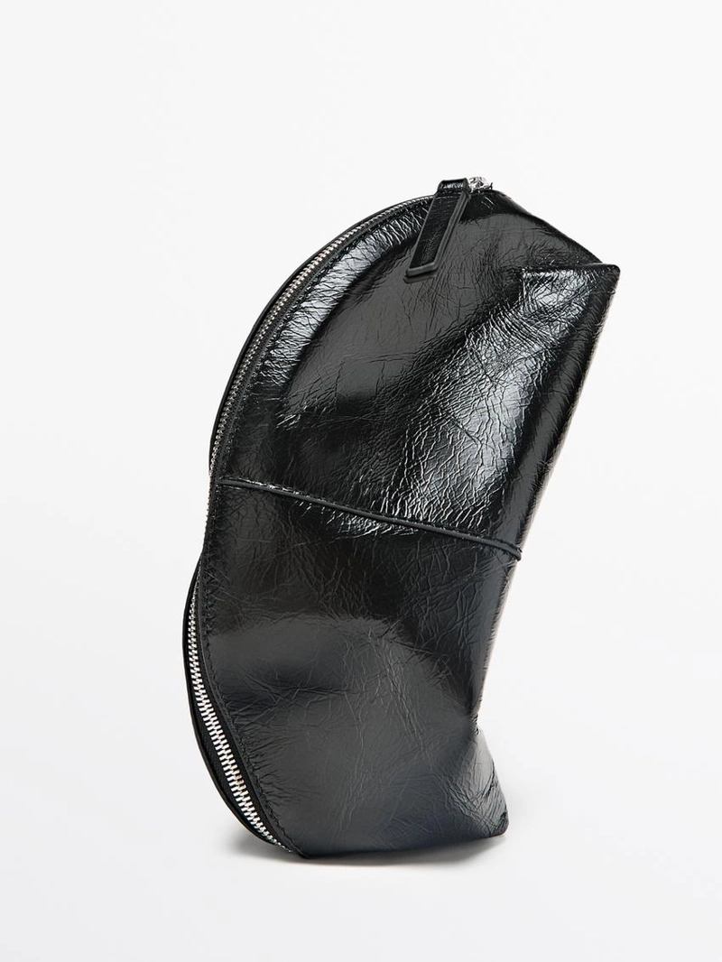 Кожаная косметичка из нубука