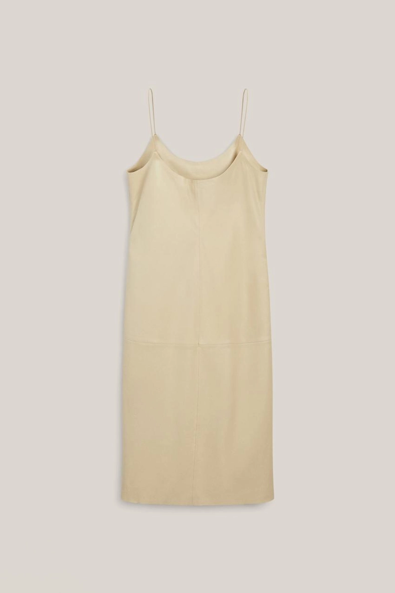 Платье миди из овечьей кожи - лимитированное издание