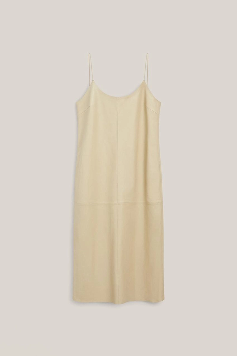 Платье миди из овечьей кожи - лимитированное издание