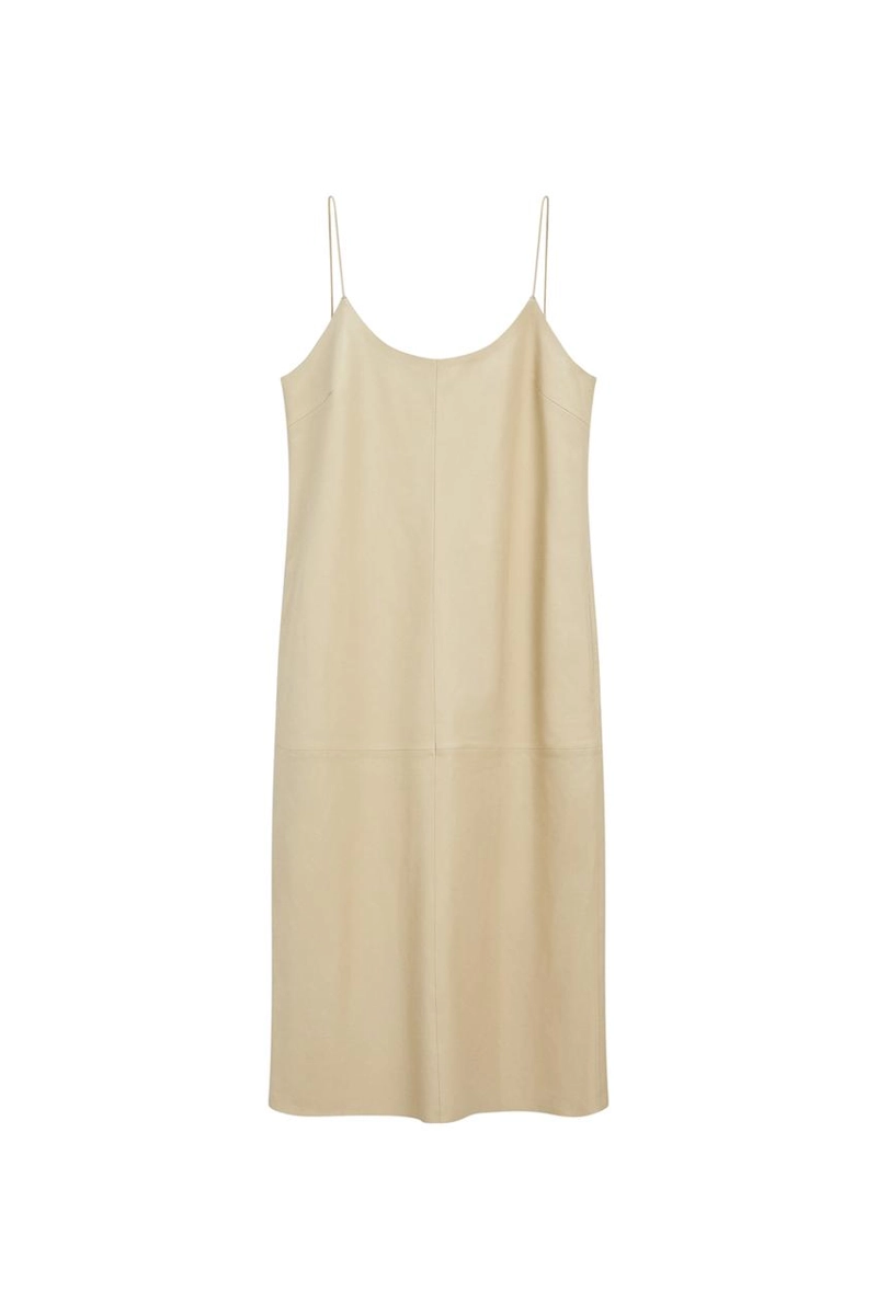 Платье миди из овечьей кожи - лимитированное издание