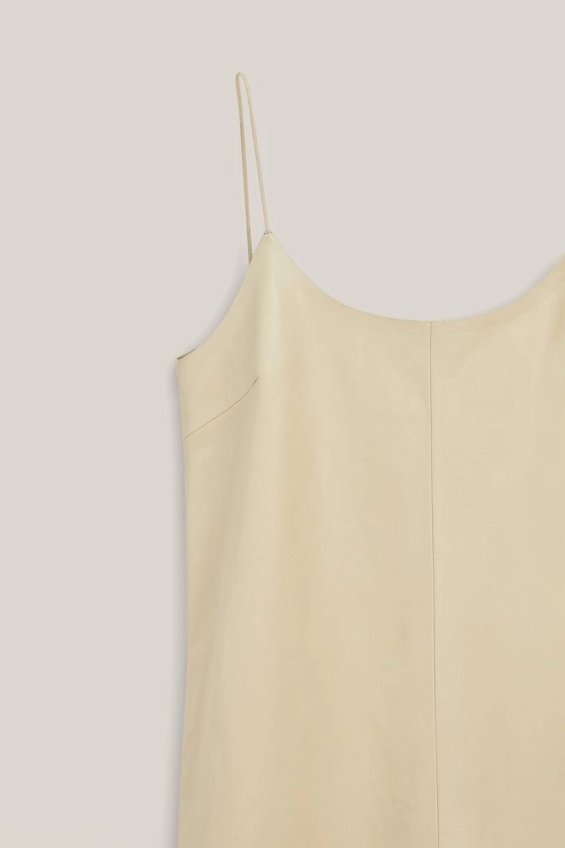 Платье миди из овечьей кожи - лимитированное издание