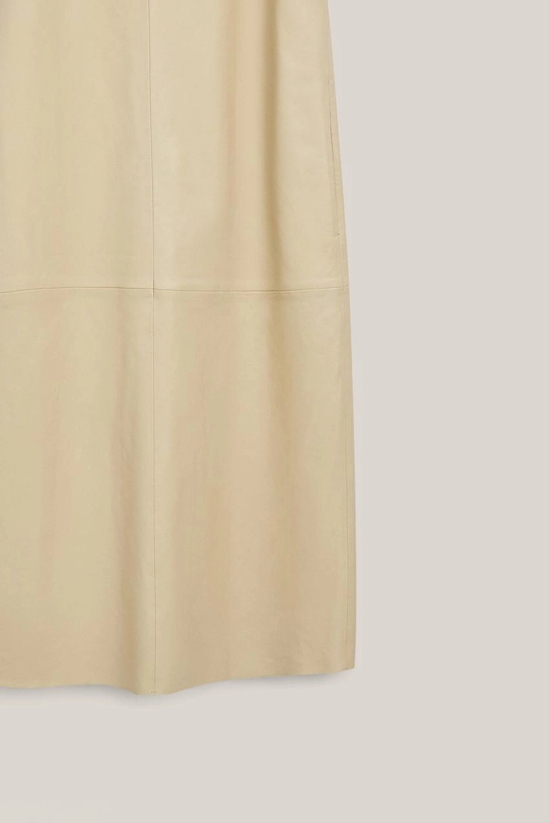 Платье миди из овечьей кожи - лимитированное издание