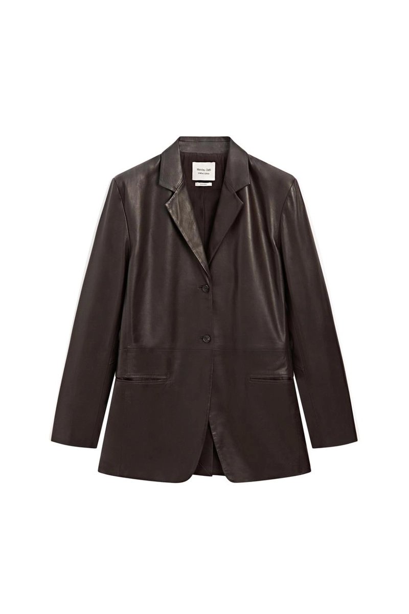 Эксклюзивный пиджак из 100% натуральной овчины с карманными деталями