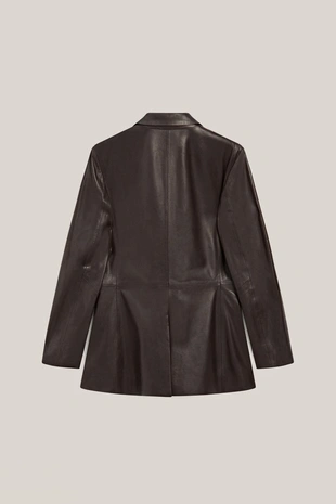 Эксклюзивный пиджак из 100% натуральной овчины с карманными деталями- Заказать в России