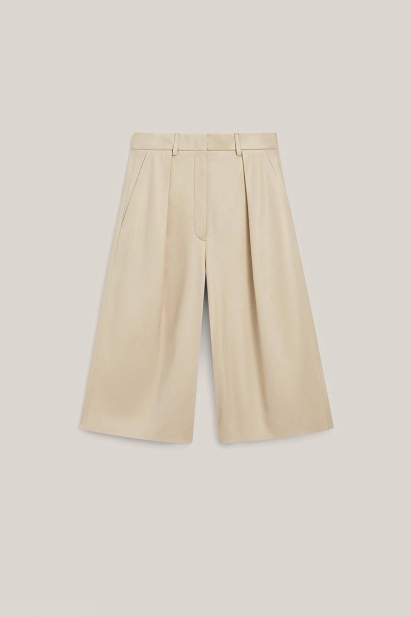 Бермуды из натуральной кожи - limited edition