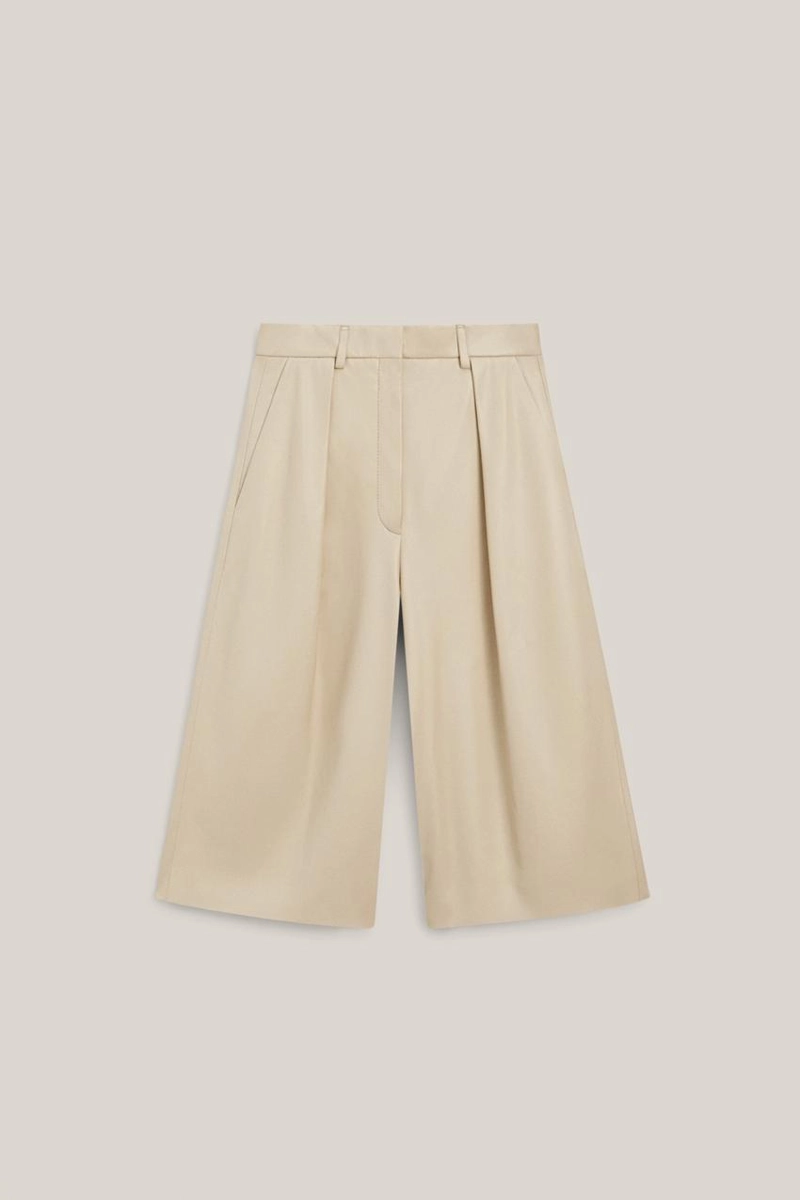 Бермуды из натуральной кожи - limited edition