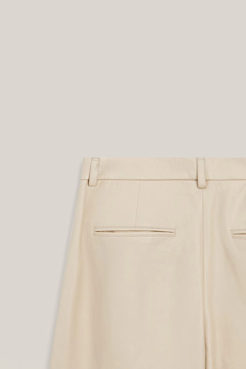 Бермуды из натуральной кожи - limited edition