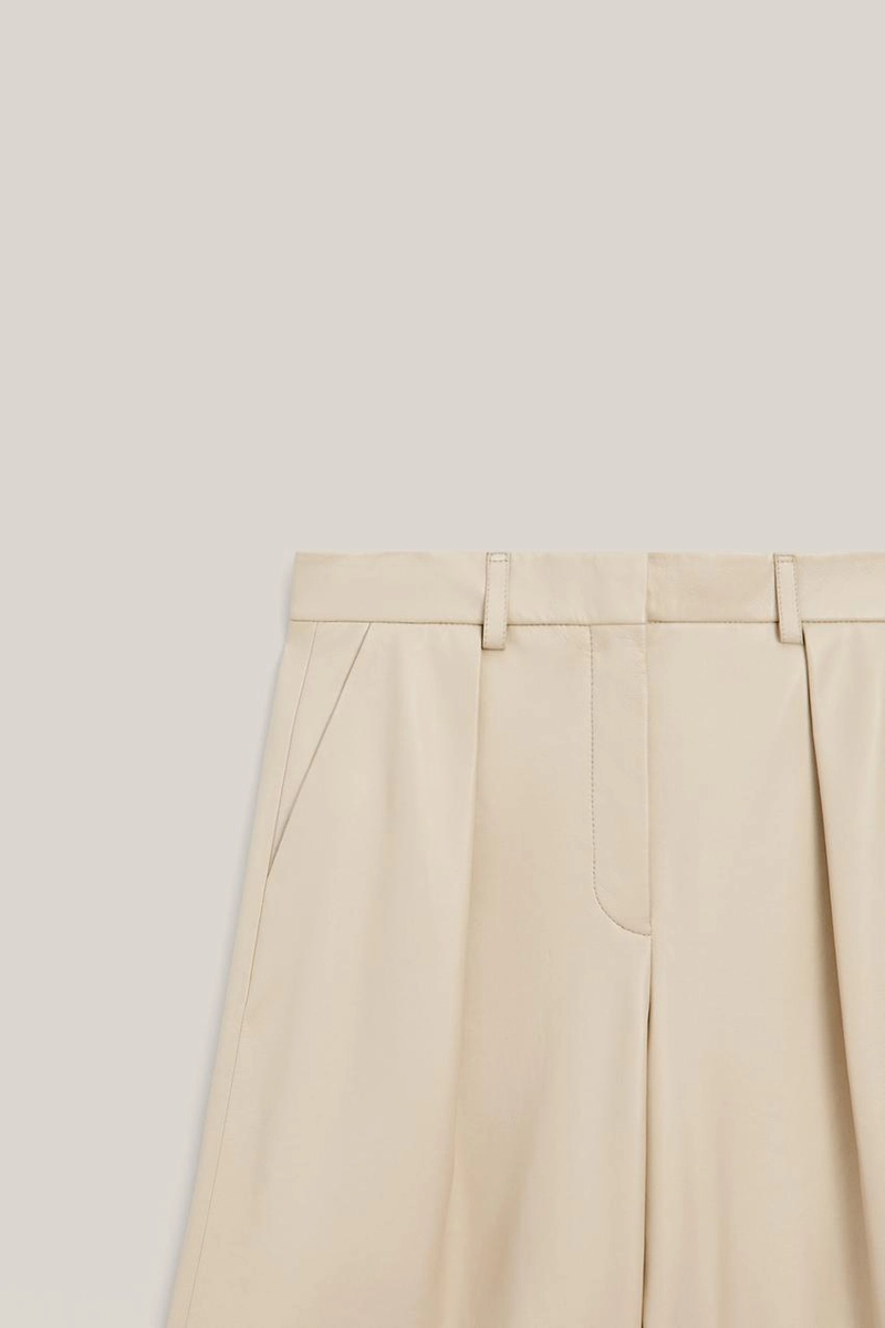 Бермуды из натуральной кожи - limited edition