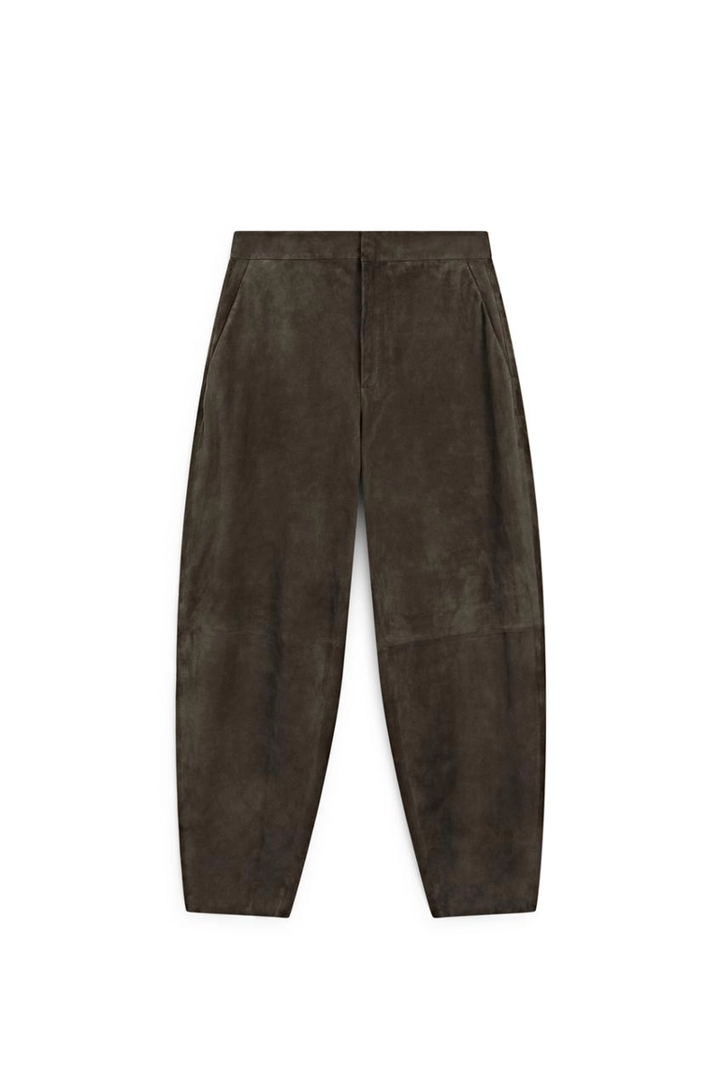 Замшевые кожаные брюки - лимитированная коллекция