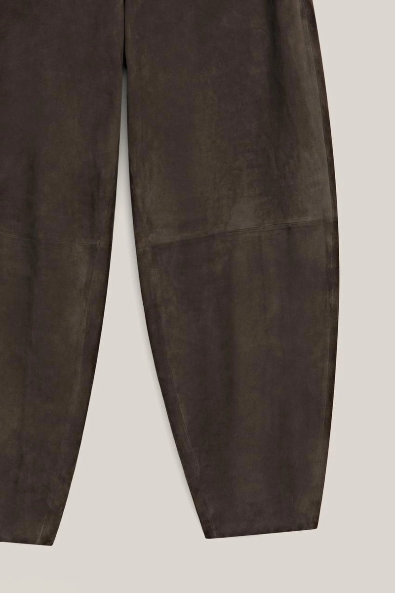 Замшевые кожаные брюки - лимитированная коллекция