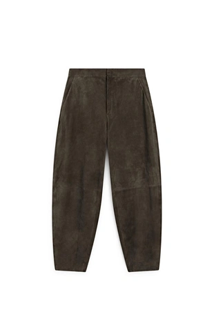 Замшевые кожаные брюки - лимитированная коллекция- Заказать в России