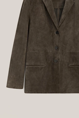 Эксклюзивный блейзер из замши 100% - limited edition- Заказать в России