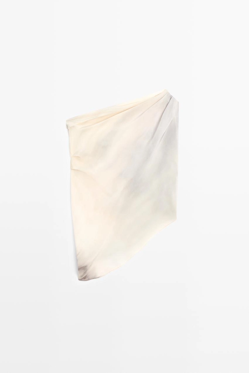 Асимметричный топ с драпировкой