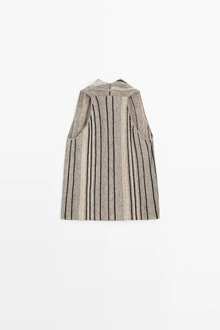 Топ из льняной смеси с драпировкой на горловине- Заказать в России