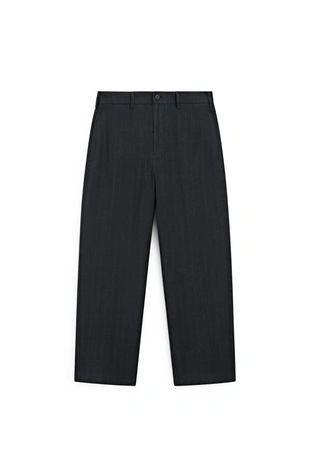 Льняные брюки с полосатыми деталями- Заказать в России