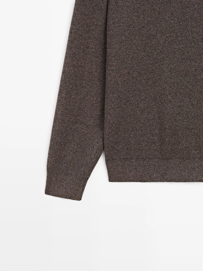 Поло из хлопкового трикотажа с пуговицами