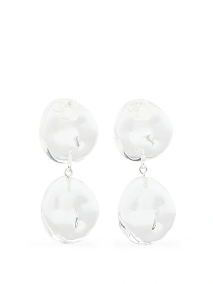 Серьги с стеклянными элементами- Заказать в России