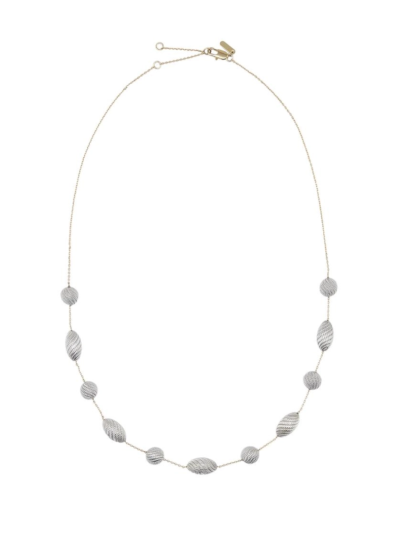 Ожерелье с текстурированными овальными элементами