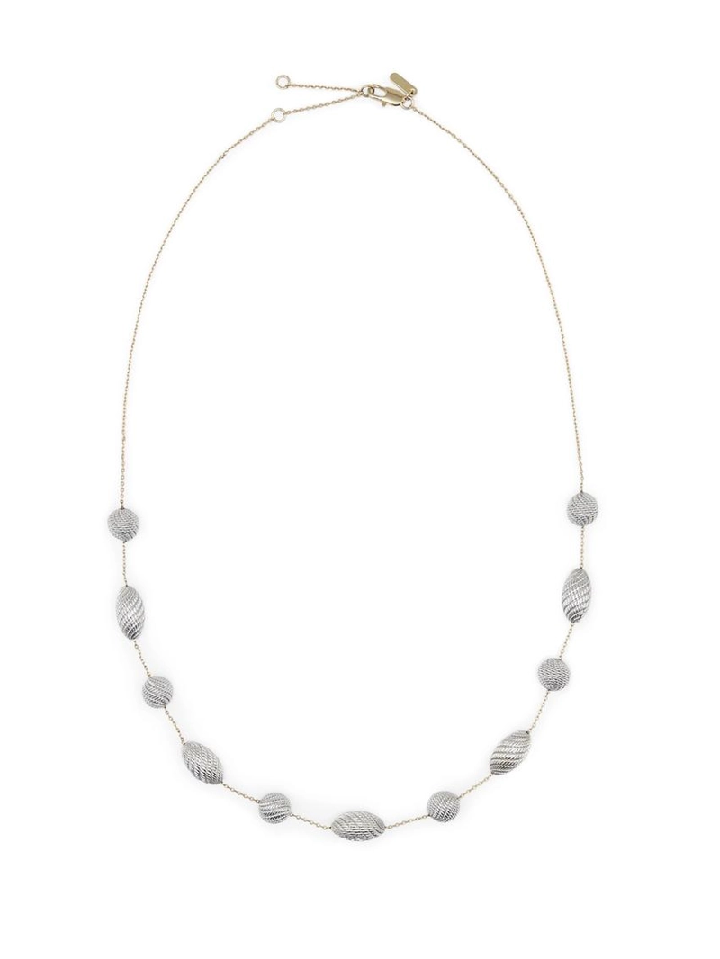 Ожерелье с текстурированными овальными элементами