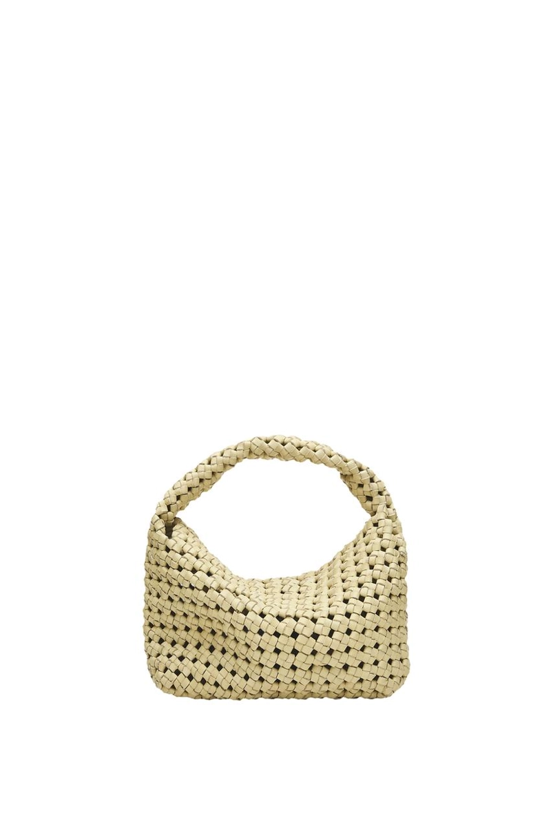 Сумочка из плетенной кожи мини