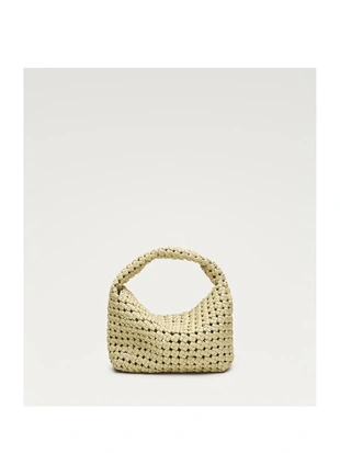 Сумочка из плетенной кожи мини- Заказать в России