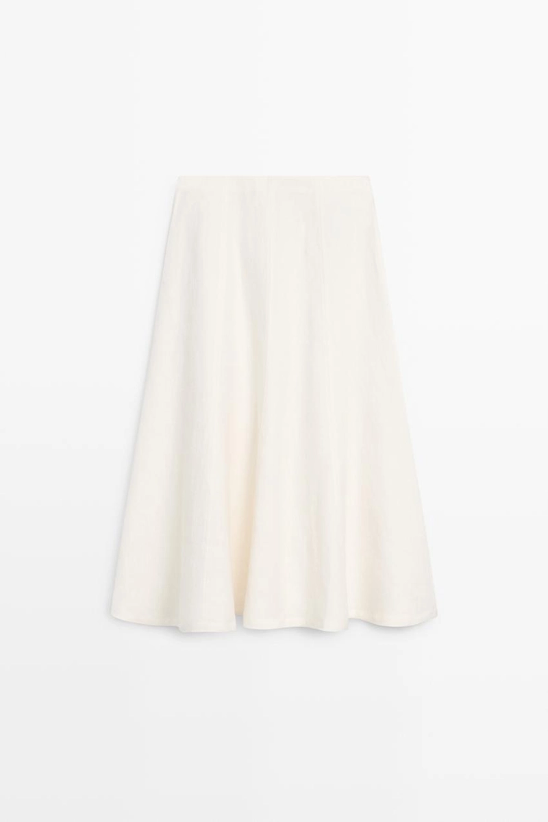 Юбка миди из льна flowing 100%