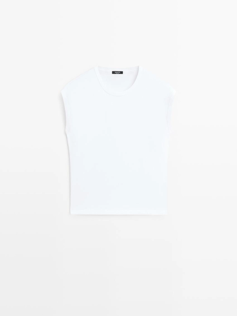 Майка без рукавов из 100% хлопка