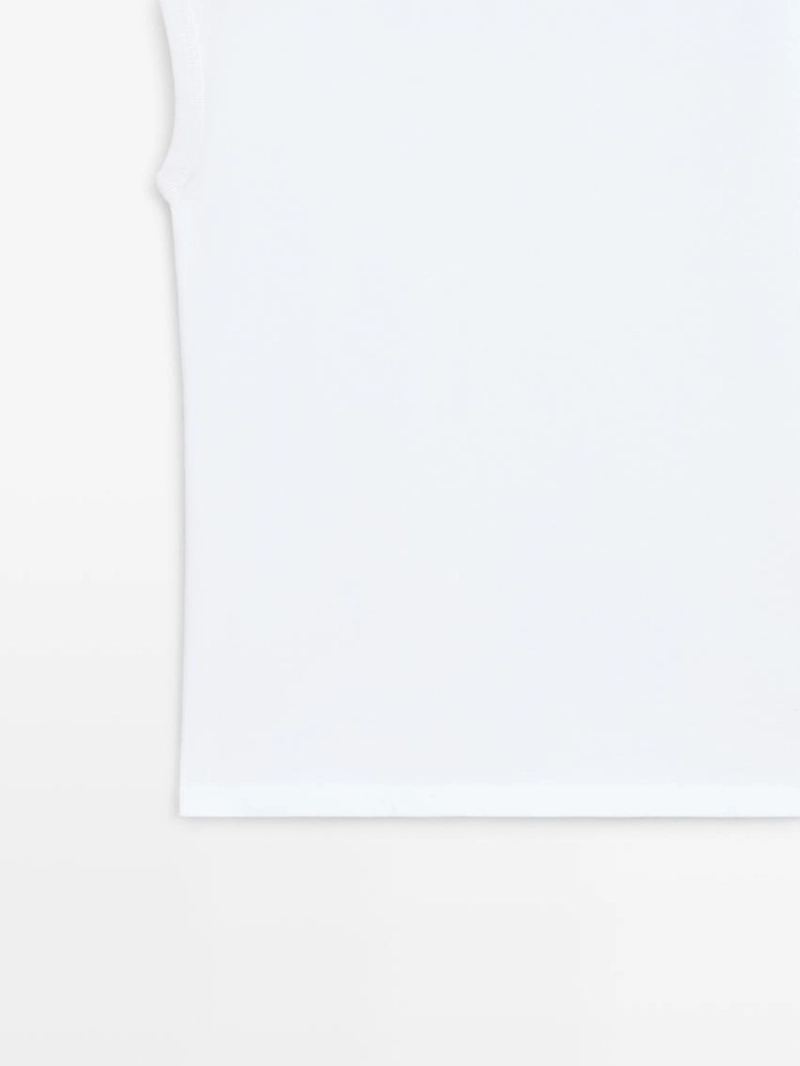 Майка без рукавов из 100% хлопка