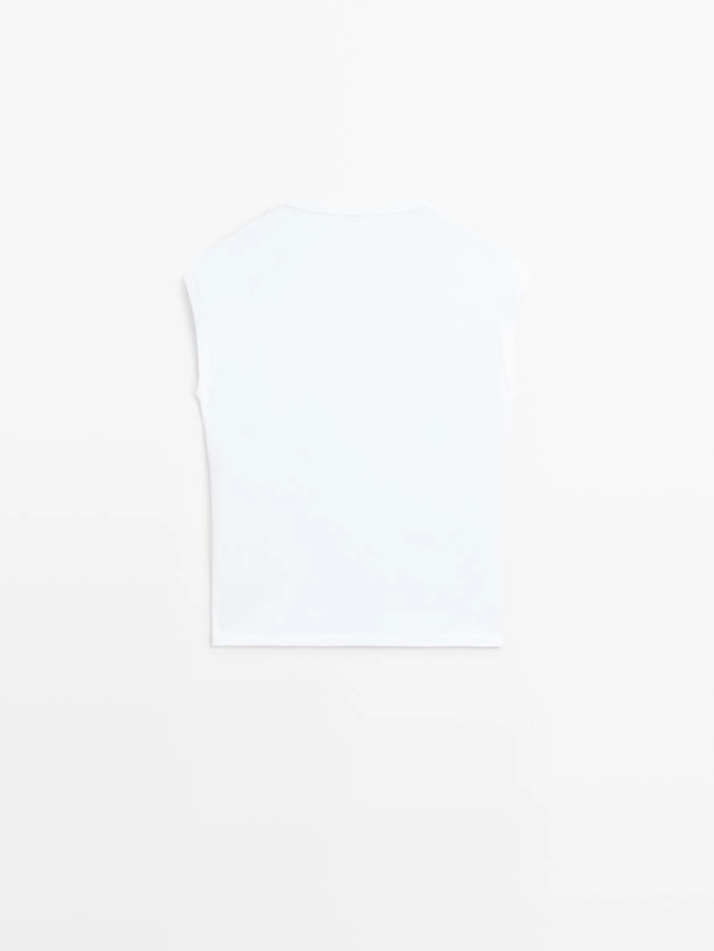 Майка без рукавов из 100% хлопка